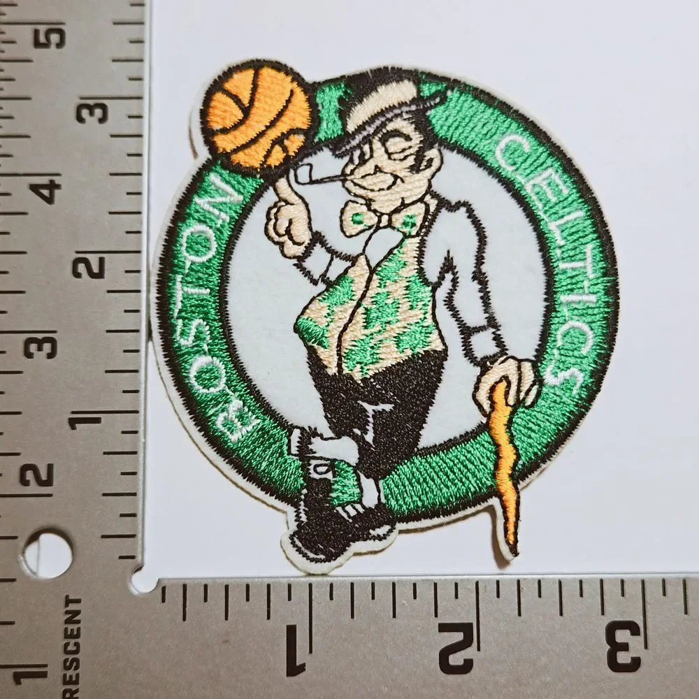 Iron On Patch-Crafts Material DIY‎ Accessory-Boston Celtics basketball NBA